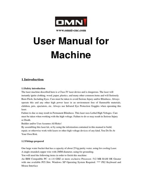 CNC User Guide 